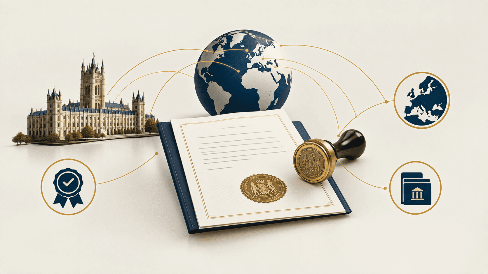 Apostille UK 2026 — legalizzazione documenti britannici per uso in Italia e paesi della Convenzione dell'Aia